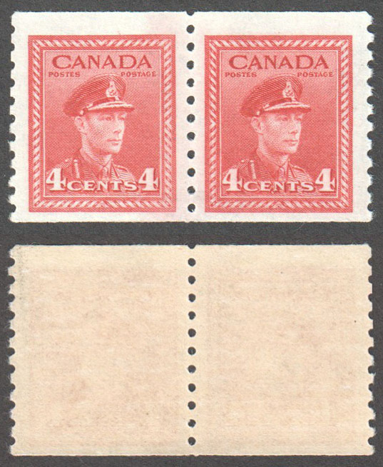 Canada Scott 281 MNH Pair F (P) - Click Image to Close